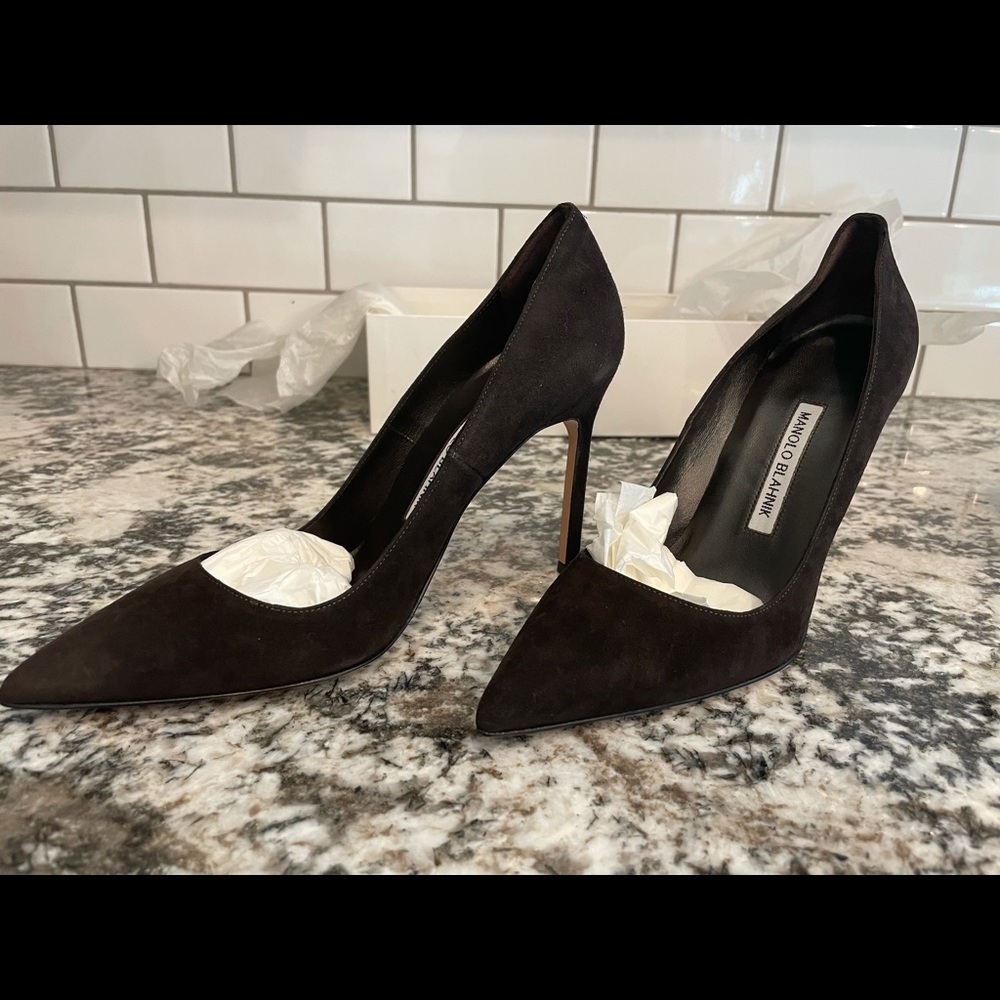 BB Manolo Blahnik Pumps - Brown - Picture 3 of 6
